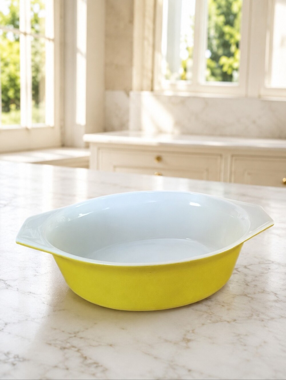 Pyrex Verde Avocado Green 1.5 Qt Casserole Dish 043 No Lid Vintage